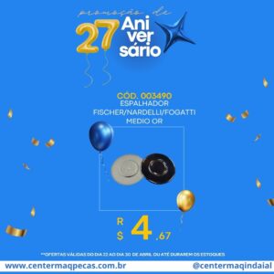 Espalhador Fischer/nardelli/fogatti Medio or